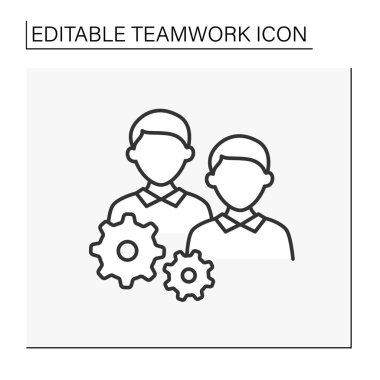 İşbirliği satırı simgesi