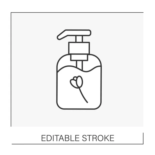 Schönheitsoperation Linie Symbol — Stockvektor