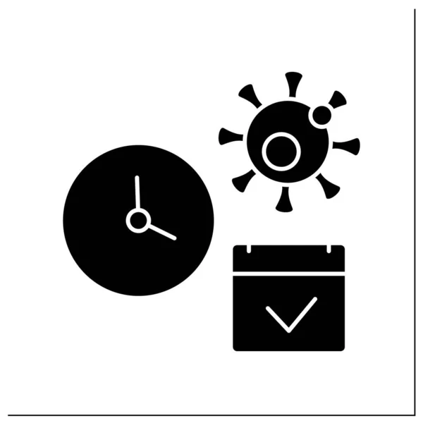 Incubatie hiëroglief pictogram — Stockvector