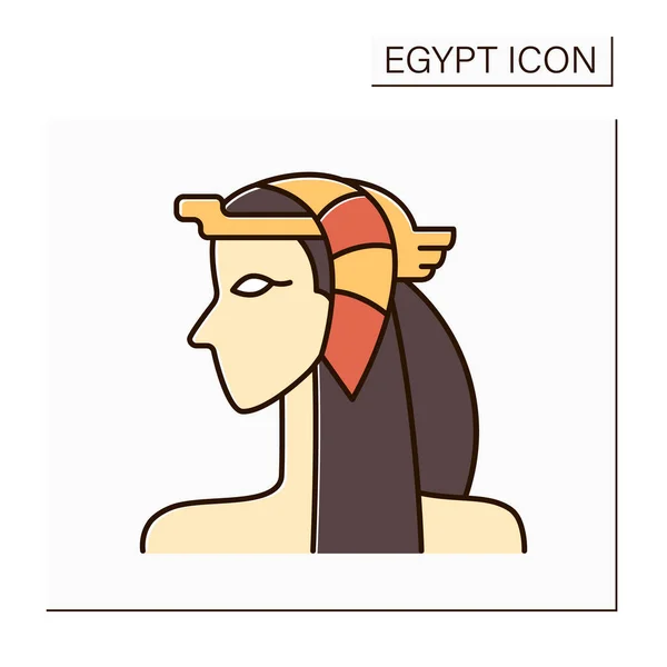 Cleopatra彩色图标 — 图库矢量图片