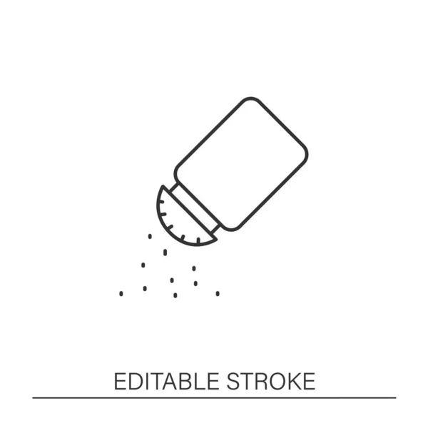 Zoutlijnpictogram — Stockvector