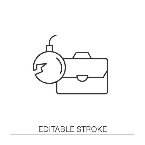 Boom lijn pictogram — Stockvector