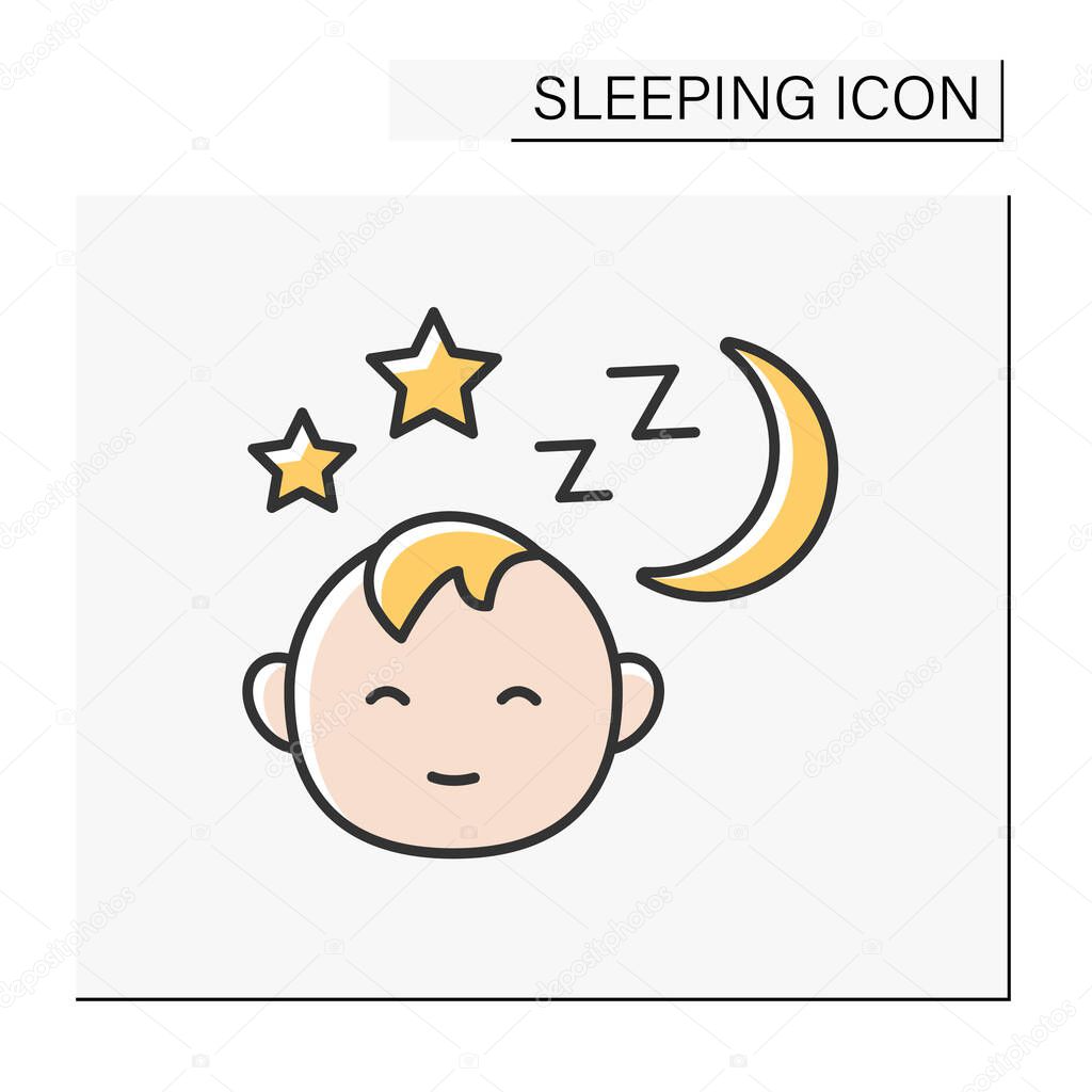 Sleep color icon