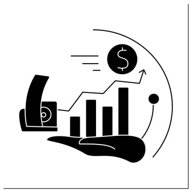 Finansal hizmetler sektörü simgesi