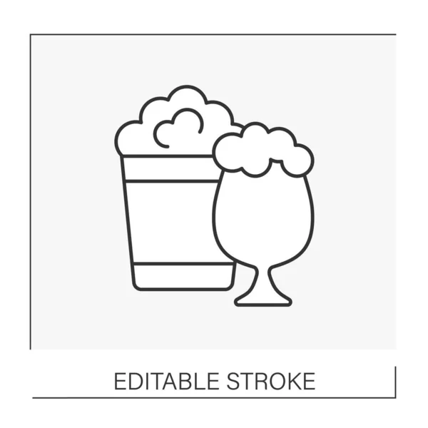 Alkoholleitungssymbol — Stockvektor