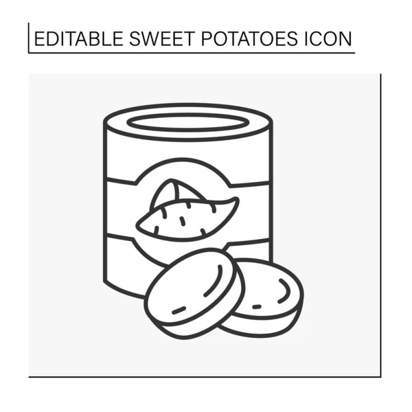 Icono de línea Superfood — Vector de stock