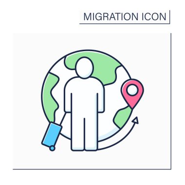 Göçmen renk simgesi