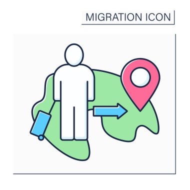Göç rengi simgesi