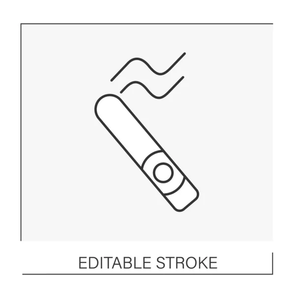 Ikone der Tabaklinie — Stockvektor