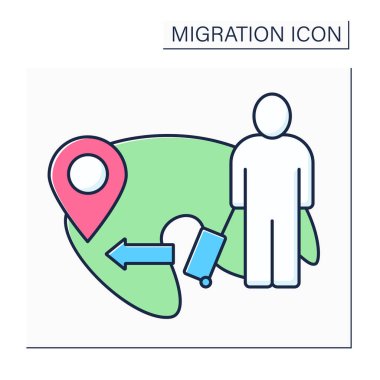 Göç rengi simgesi