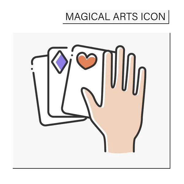 Magische truc kleur pictogram — Stockvector