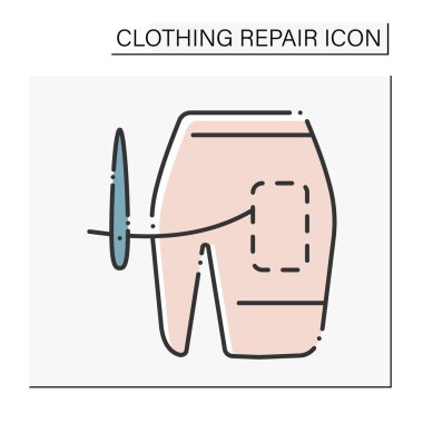 Mini etek rengi simgesi