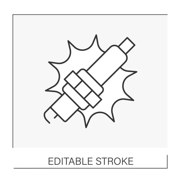 Kontrolllinien-Symbol — Stockvektor