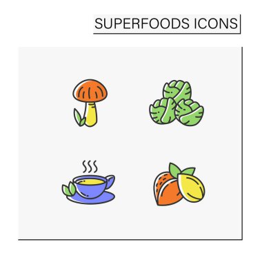 Superfood renk simgeleri ayarlandı