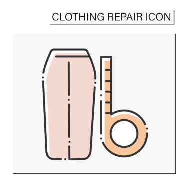 Midi etek rengi simgesi