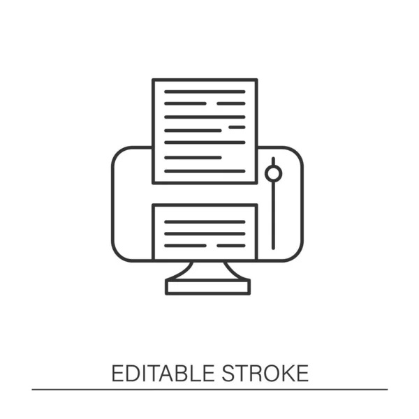 Article line icon — Stock Vector