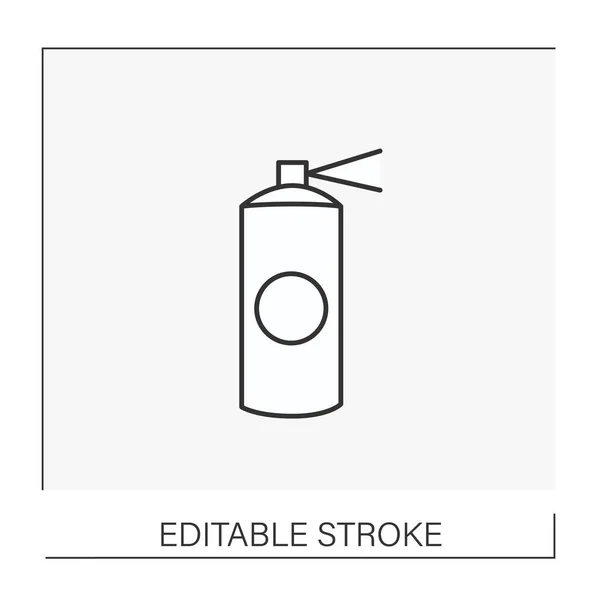 Pictogram van de lijn van de spray — Stockvector