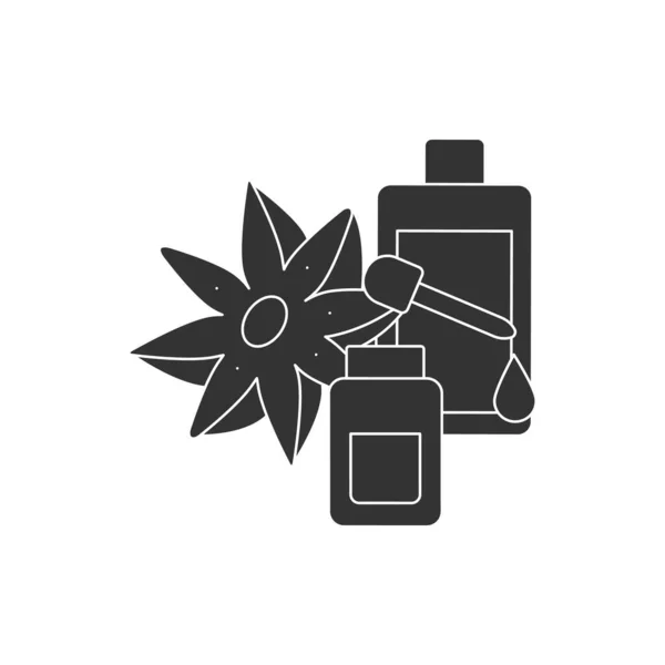 Anise icono de glifo — Vector de stock