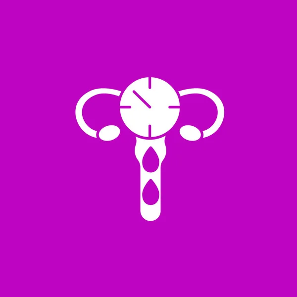 Timing glyph icon — Vetor de Stock