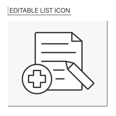  Belge satırı simgesi