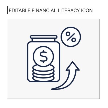  Tasarruf satırı simgesi