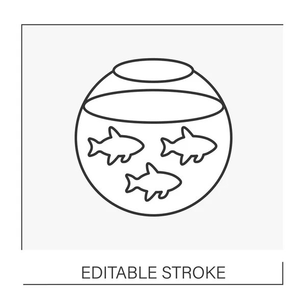 Visserij lijn pictogram — Stockvector