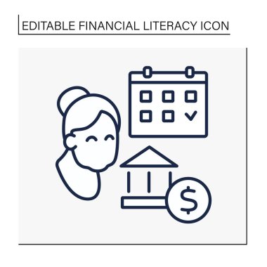  Tasarruf satırı simgesi