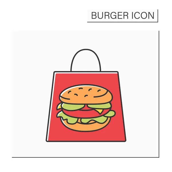 Delivery color icon — Stock Vector
