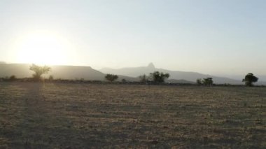 Aerial view of Igdir Landscape in Turkey. 4K Footage