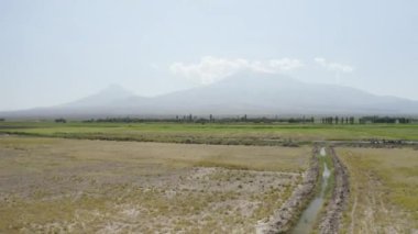 Aerial view of Agri Mountain Turkey. 4K footage