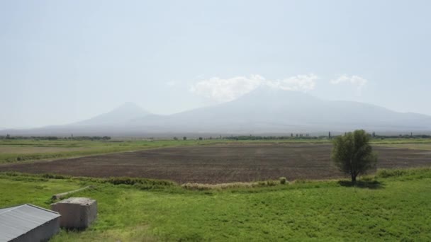 Aerial View Agri Mountain Turkey Footage — Vídeos de Stock