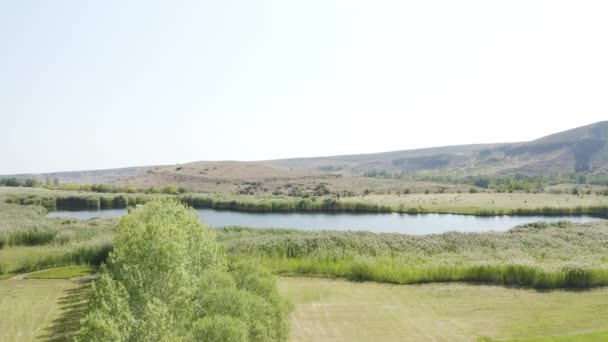 Aerial View Kaya Lake Igdir Footage Turkey — Stock videók