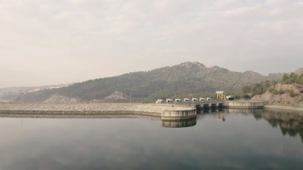 Luchtfoto Van Ceyhan Rivier Kahramanmaras Beelden Turkije — Stockvideo