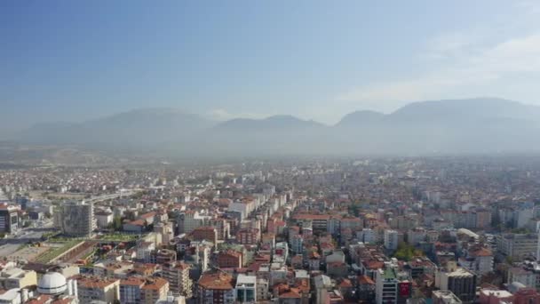 Aerial View Denizli Landscape Turkey — Stockvideo