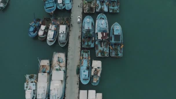 Luftaufnahme Des Yachthafens Adana Filmmaterial Der Türkei — Stockvideo