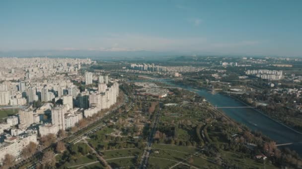 Aerial View Adana City Landscape Footage Turkey — Stock Video