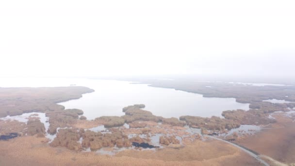Flygfoto Över Sjön Amasya Bilder Turkiet — Stockvideo