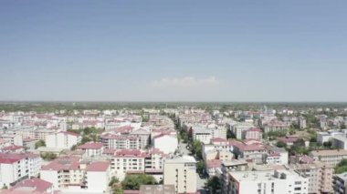 Aerial view of Merkez Ulu Mosque in Igdir. 4K Footage in Turkey