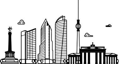   Berlin 'in simgelerinin çizimi