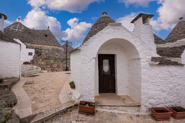 Trulli Alberobello Puglia Itália — Fotografia de Stock