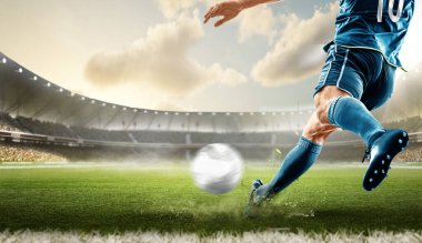 football soccer player kicking in action in blue team euro cup, nations cup ,world cup ,France ,italy ,chelsea, manchester city, real madrid, manchester united, liverpool