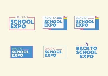 pastel back to school creative label