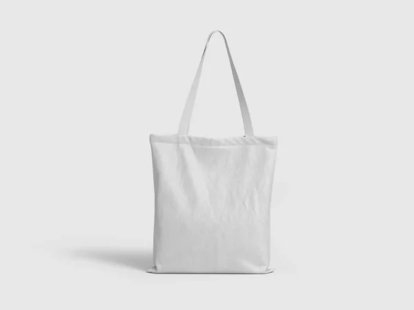 Tote Bag Isolated White Background Bag Mockup — Stock Fotó