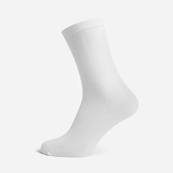 sock side view mockup isolated 3d rendering