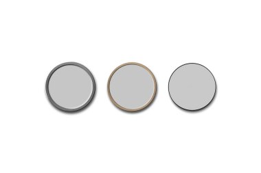 magnet pin isolated on white background