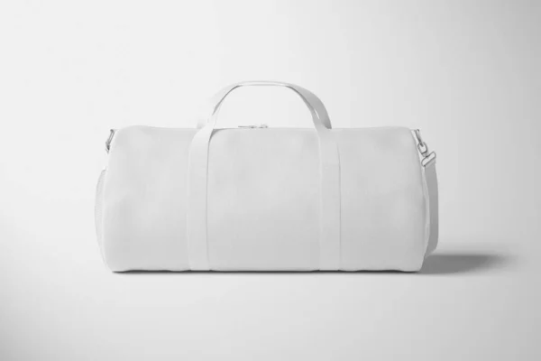 Duffle Bag Isolated Mockup White Background — 스톡 사진