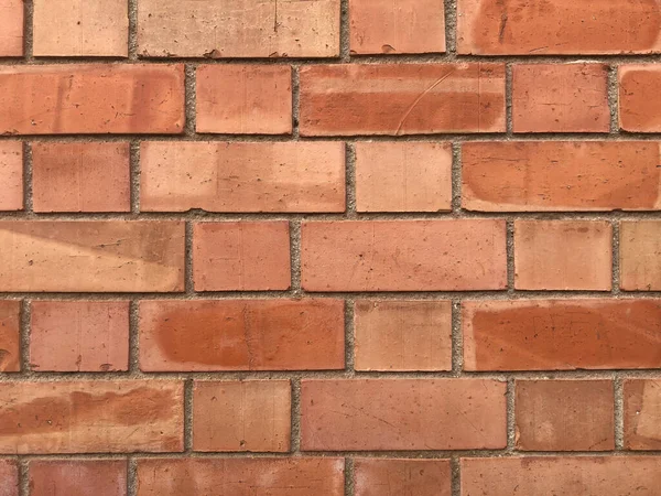 Red Brick Wall Texture Grunge Effect — Fotografia de Stock