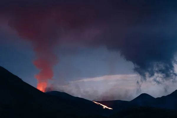 Fagradalsfjall Islanda Giugno 2021 Eruzione Vulcanica Nei Pressi Reykjavik Islanda — Foto Stock