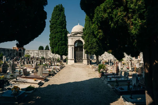 Venezia Italia Set 2021 Architettura All Interno Del Cimitero San — Foto Stock