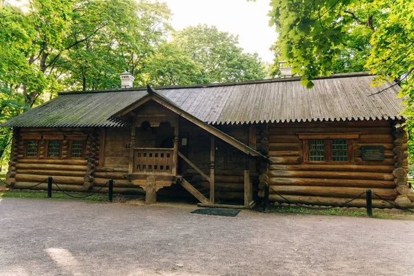 Peter Great House Werd Gebouwd 1702 Jaar Kolomenskoye Park Moskou — Stockfoto